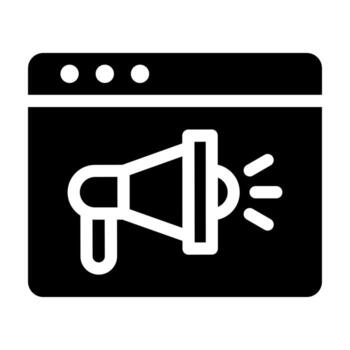 Promote Website vector icon