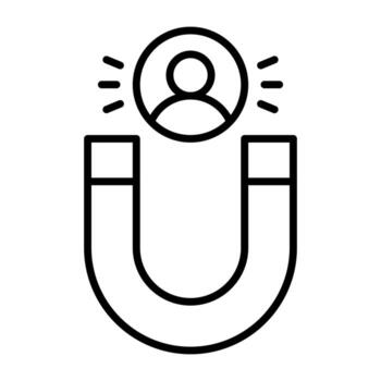 Candidate Attraction vector icon