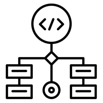 Workflow vector icon