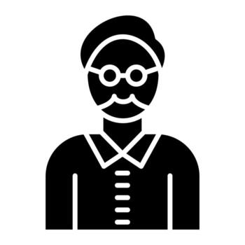 Grandfather vector icon