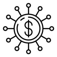 Crowdsourcing vector icon