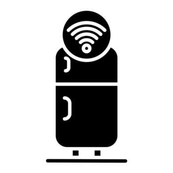 Smart Refrigerator vector icon