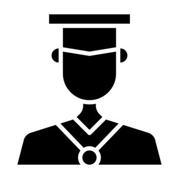 Bachelor vector icon