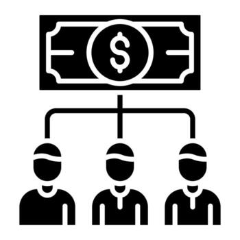 Equity Crowdfunding vector icon
