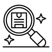 Search Inventory vector icon