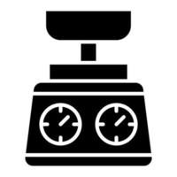 Weight Machine vector icon