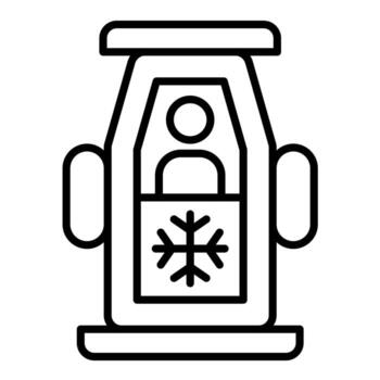 Cryogenic vector icon
