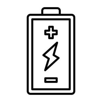 Battery vector icon