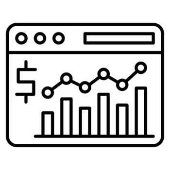 Website Analytics vector icon