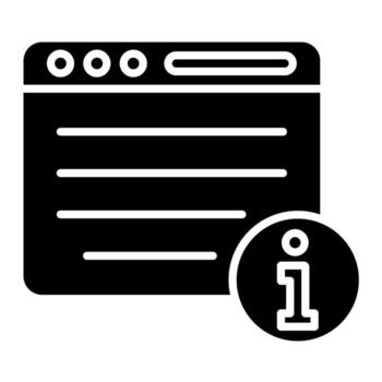 Information vector icon