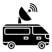 News Van vector icon