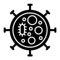 icono de vector de virus