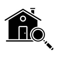 Search House vector icon