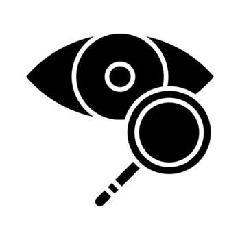 Eye Examination vector icon