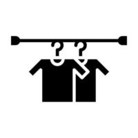 Drying Clothes vector icon