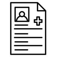 Patient Checklist vector icon