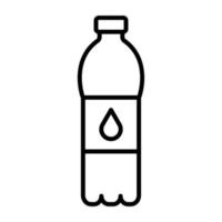 Water Bottle vector icon