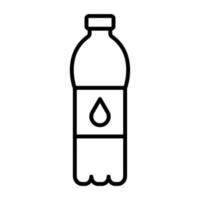 Water Bottle vector icon