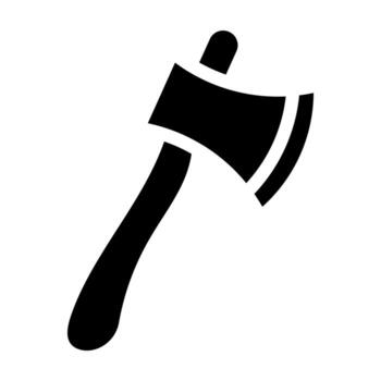 Wood Axe vector icon