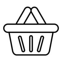 Shopping Basket vector icon