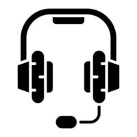 juego de azar auriculares vector icono