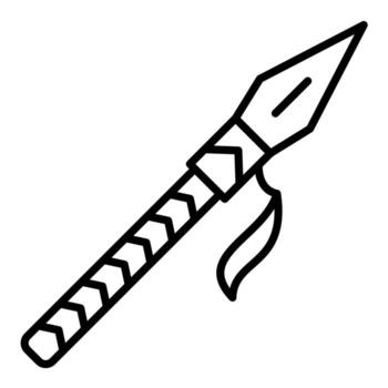 Spear vector icon