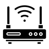 Wireless Router vector icon