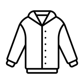 Raincoat vector icon