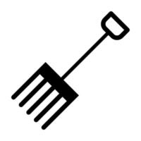 granja tenedor vector icono