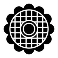 Pie vector icon