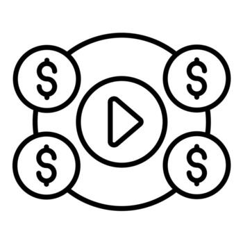 Earned Media vector icon