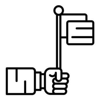 Capture The Flag vector icon