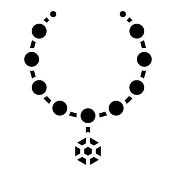 icono de vector de collar