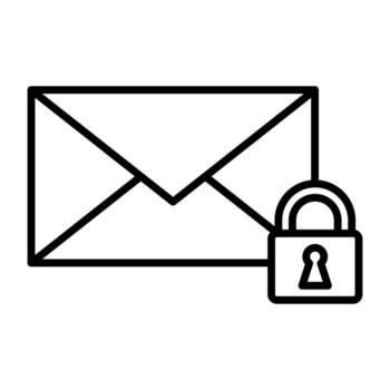 Email Security vector icon