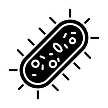 Bacteria vector icon