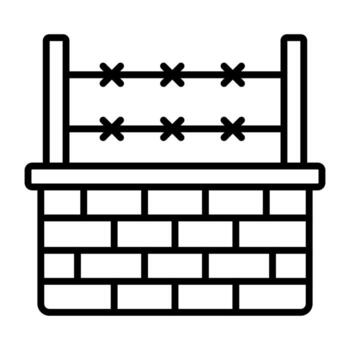 Shield Border vector icon
