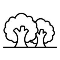 Deciduous Tree vector icon