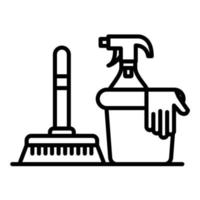 limpieza Servicio vector icono