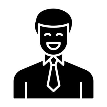 Smiling Man vector icon