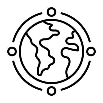 Global vector icon