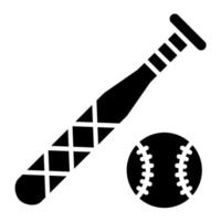 icono de vector de béisbol