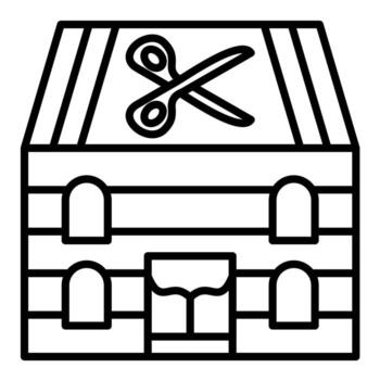 salón vector icono