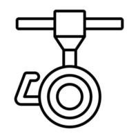 Uncoiler vector icon