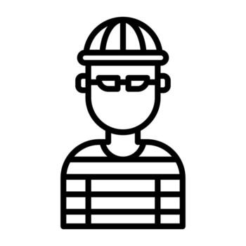 Criminal vector icon