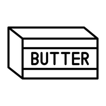 Butter vector icon