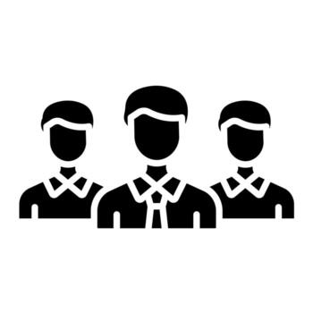 Executive Team vector icon