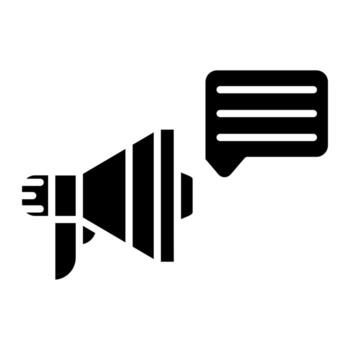 Publicity vector icon