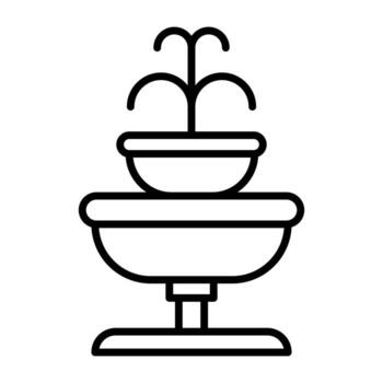 Fountain vector icon