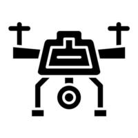 icono de vector de dron de cámara