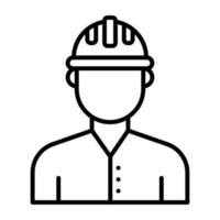 Construction Worker vector icon